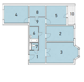 4 дизайн-проекта квартир 
