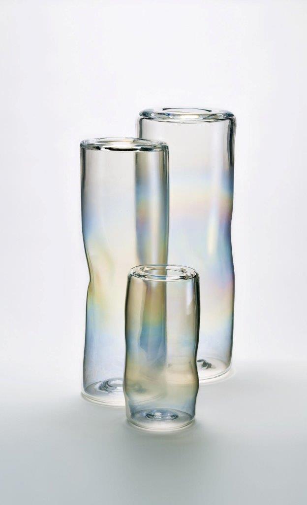 Декоративные вазы из стекла и керамики