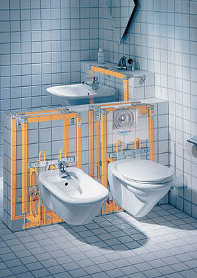 Системы инсталляций для ванных комнат