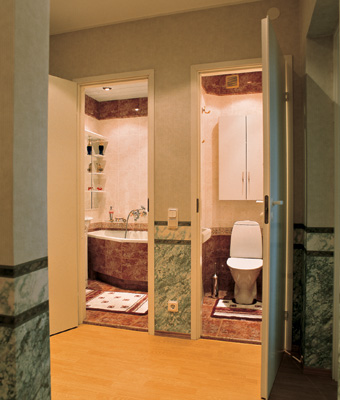 комнат многочисленные интерьеры санузлов предусматривают укладку плитки