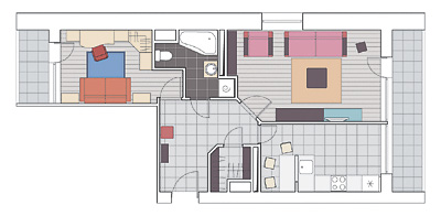 Четыре дизайн-проекта квартир в панельном доме серии И-522А