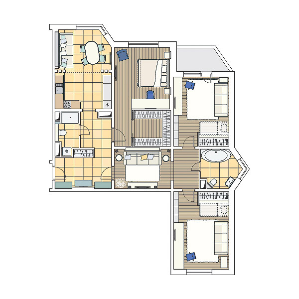 Пять дизайн-проектов квартир в панельном доме серии ТМ-25