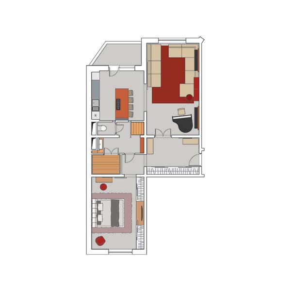 Пять дизайн-проектов квартир в доме серии ТМ-25