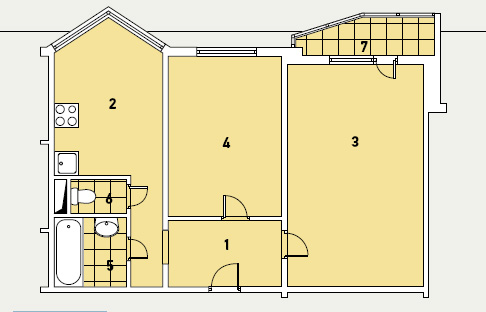 5 дизайн-проектов квартир в доме серии П-44Т 