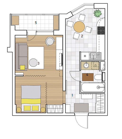 4 дизайн-проекта квартир