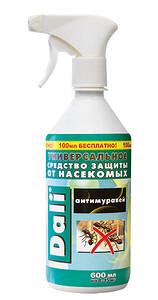 Без насекомых: спрей Dali «Антимуравей»