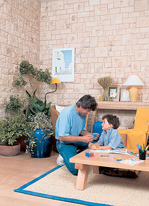 Облицовка стен декоративным кирпичом и обработанным камнем