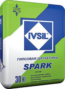 Белая искра: штукатурка Ivsil Spark