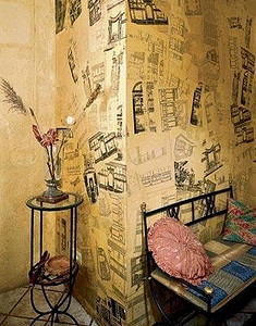 Стена, стеною, на стене