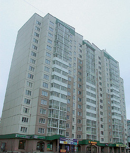 Двухкомнатная квартира общей площадью 55,5 м2