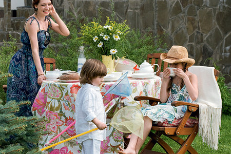 На даче было это