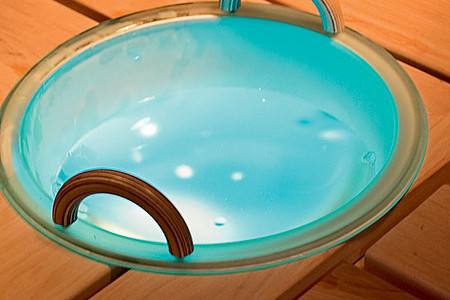 Банная шайка с подсветкой