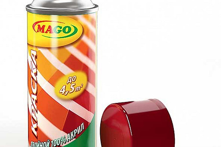 Акриловая краска в баллоне