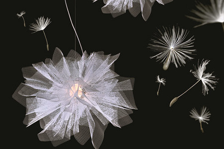 Эффект невесомости: подвесной светильник Fluo