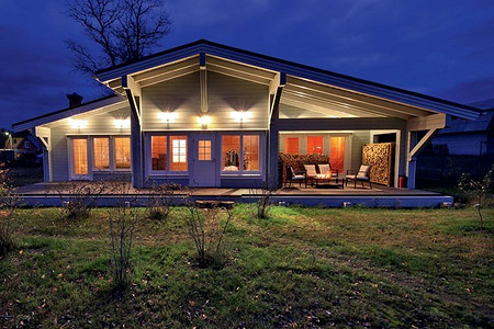 Баня в скандинавском стиле