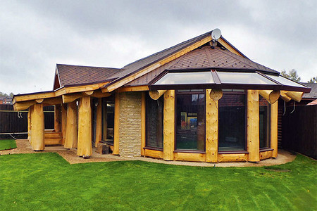 Каркас из бревна