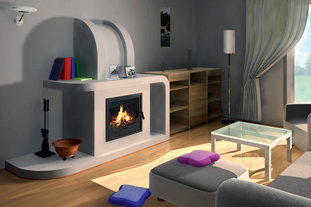 Термокамины с водяным контуром