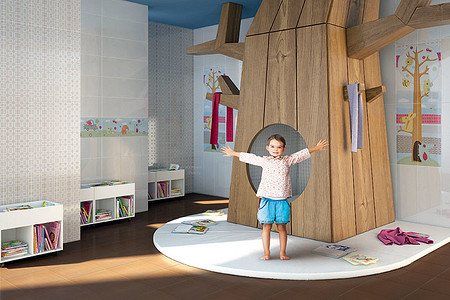 Однажды в детской: коллекция керамической плитки