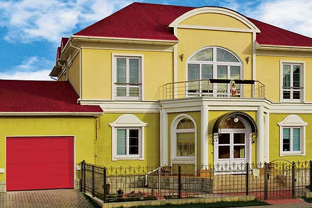 Цветные вариации: секционные ворота