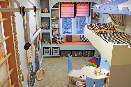 5 дизайн-проектов детских в типовых домах