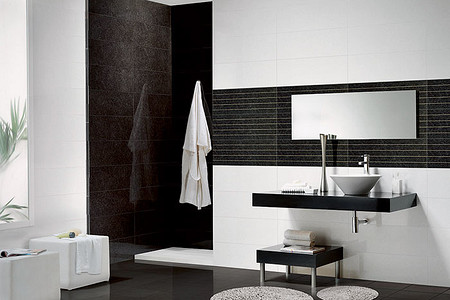 Для поклонников минимализма: напольные и настенные покрытия