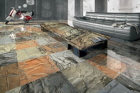 Спрессованный дизайн: серия керамогранита