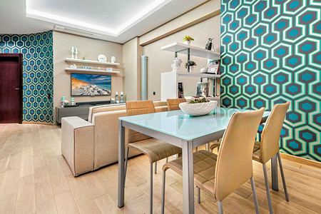 Без острых углов: интерьер квартиры в современном стиле