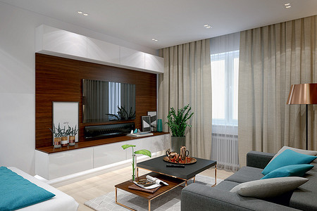 Интерьер в духе функциональной современной эстетики