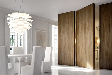 Рото-дверь как альтернатива сдвижной