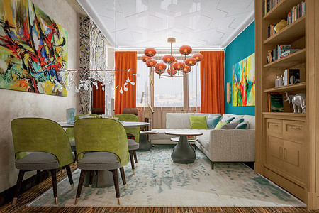 Живопись в интерьере: репродукции картин как яркие акценты