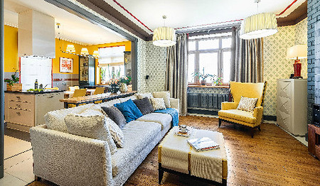 Квартира с сюрпризом: мотивы ретро и творческий подход