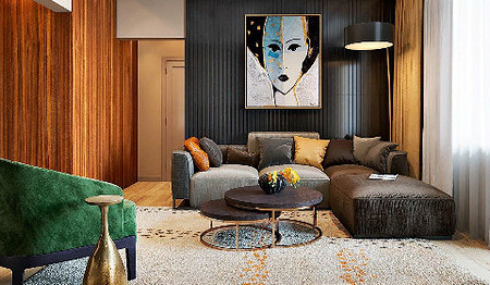 Минималистский интерьер в природных тонах