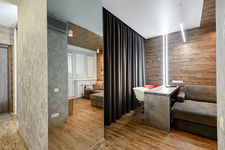 Функциональный интерьер однокомнатной квартиры