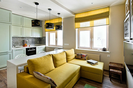 Экостиль и восточная экзотика в интерьере маленькой квартиры