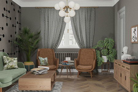 Интерьер квартиры для двух семей