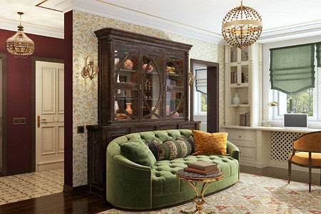 Смешение классических стилей в интерьере квартиры