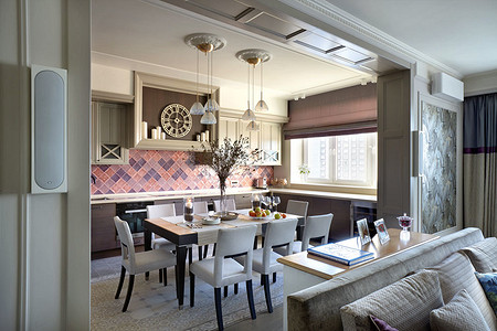 Интерьер вне времени: неоклассика и современный стиль в оформлении кухни