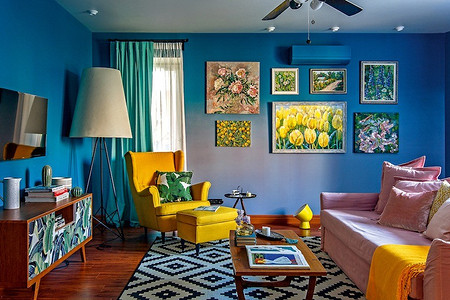 Стильно, ярко, бюджетно: квартира из 90-х, преобразившаяся до неузнаваемости