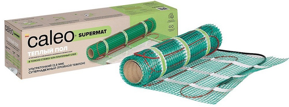 Мат значительно удобнее в монтаже, чем кабельная секция, которую приходится крепить к основанию специальными пластинами из оцинкованной стали.