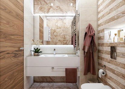 Отделка ванной комнаты пластиковыми панелями: фото дизайна, варианты  оформления | ivd.ru