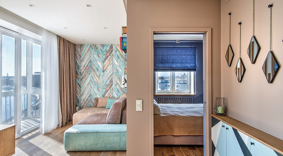 При выборе мебели для квартиры малой площади важно тщательно рас­считать все габариты, чтобы выступы не мешали движению и не возникали зазоры. Поэтому многие предметы обстановки изготовил...