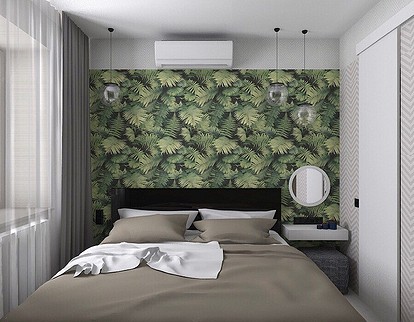 Дизайн спальни 9 кв.м. (70 фото)