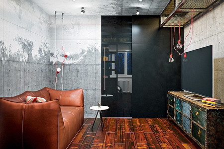 Брутальная однушка для молодого холостяка