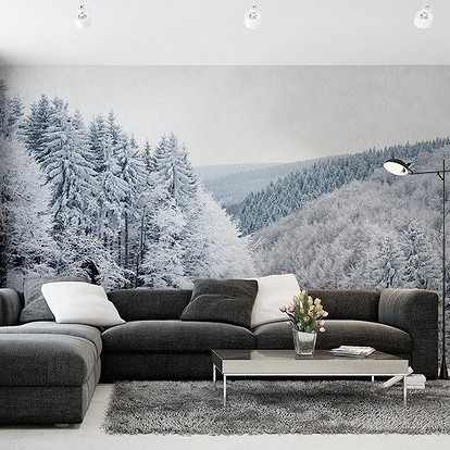 Как оформить стену в гостиной или зале над диваном — фото дизайна