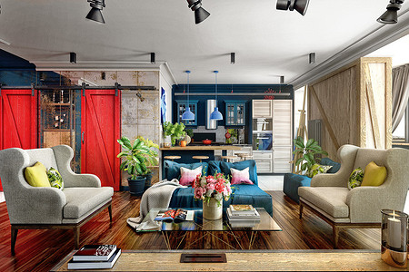 Функциональная однушка, в которой нашлось место для спальни, гардеробной и кабинета