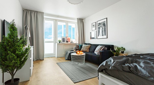 Бюджетно и стильно: скандинавский дизайн квартиры с мебелью из ИКЕА