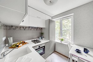 Правильное планирование пространства на маленькой кухне