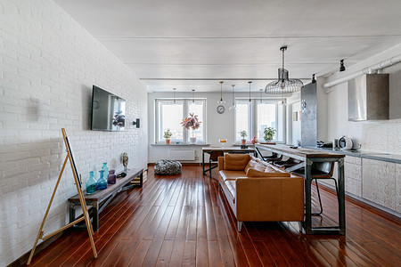 Лофт для жизни: трёхкомнатная квартира в Новосибирске