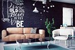 Грифельная краска на стенах квартиры: 8 классных дизайн-идей