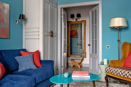 Яркая квартира в стиле ретро